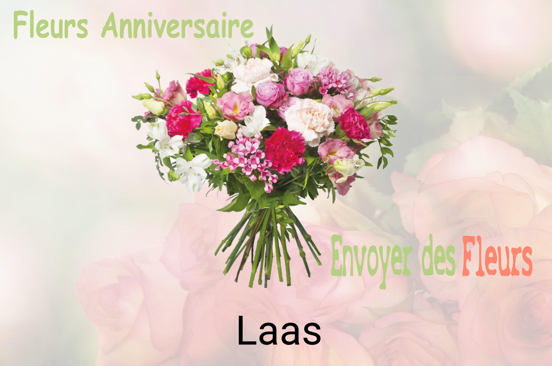 Bouquet de fleurs d’anniversaire livré à Laas